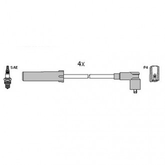 Комплект электропроводки HITACHI 134980