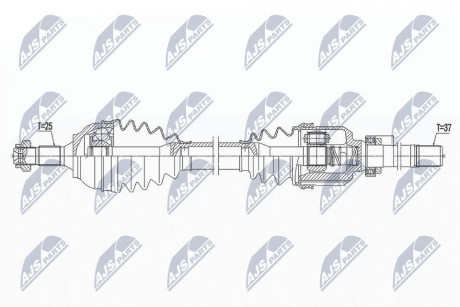 Приводной вал (полуось) citroen c32aircross 1.2t 1.5hdi 17,9808800780 Nty NPWCT107