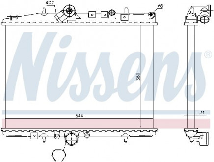 Теплообменник NISSENS 61294A