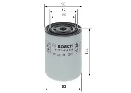 ФІЛЬТР BOSCH F 026 404 011 (фото 1)