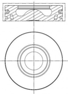 Поршень MAHLE KNECHT 013 PI 00136 000