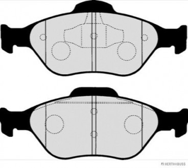 Колодки гальмівні дискові передні MAZDA 2, FORD JAKOPARTS J3603063