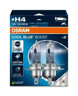Лампа фарна H4 12V H4 12V 100/90W P43t COOL BLUE BOOST Next Gen компл. OSRAM 62193CBB-2HB
