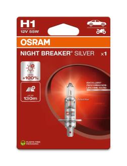 Автолампа H1 12V 55W P14.5S OSRAM 64150NBS-1BL
