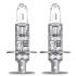 Лампа фарна H1 12V 55W P14,5s NIGHT BREAKER SILVER (+100) компл OSRAM 64150NBS-2HB (фото 2)