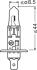 Лампа фарна H1 12V 55W P14,5s NIGHT BREAKER SILVER (+100) компл OSRAM 64150NBS-2HB (фото 3)