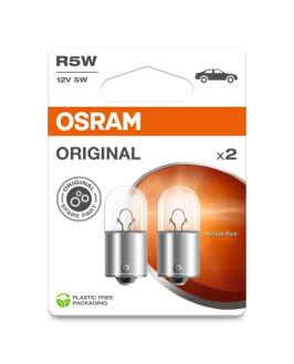 Автолампа 5W 12V BA15s (к/т 2 шт) OSRAM 5007-2BL