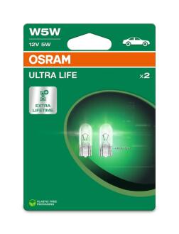 Автолампа 5W 12V W2,1X9,5 OSRAM 2825ULT-2BL