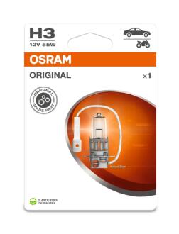 Лампа фарна H3 12v 55w Pk22s 1шт.blister eco-упаковка OSRAM 64151-1BL