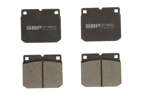 Гальмівні колодки, дискові Sbp 07AG010