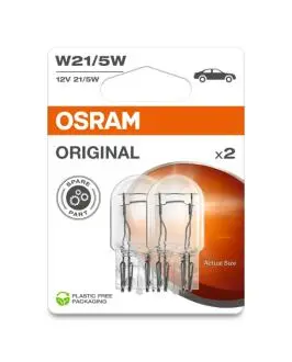 Лампа допоміжн. освітлення 12V 21/5W W3x16q (2 шт) blister OSRAM 7515-2BL
