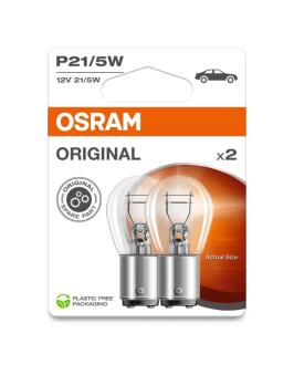 Автолампа 21/5W 12V BAY15D (к/т 2 шт) OSRAM 7528-2BL