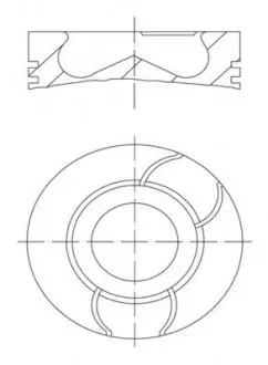 Поршень MAHLE KNECHT 021 PI 00123 000