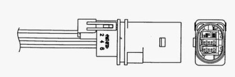 Датчик NGK 93500