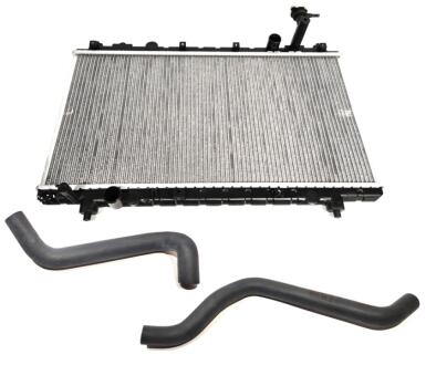 Радиатор охлаждения с патрубками Chery Tiggo KLM Aftermarket T11-1301110-T11-1303211-T11-1303111