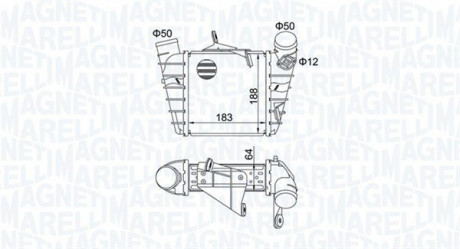 Інтеркулер MAGNETI MARELLI 351319204750 (фото 1)