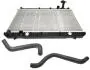 Радиатор охлаждения с патрубками Chery Tiggo 2,4 АКПП KLM Aftermarket T11-1301110CA-T11-1303211-T11-1303111 (фото 1)