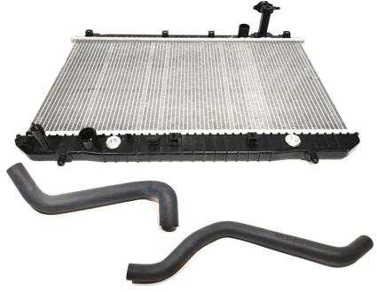 Радиатор охлаждения с патрубками Chery Tiggo 2,4 АКПП KLM Aftermarket T11-1301110CA-T11-1303211-T11-1303111