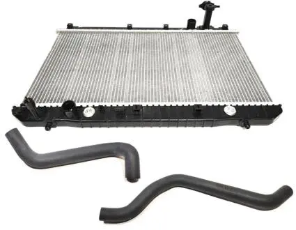 Радиатор охлаждения с патрубками Chery Tiggo 2,4 АКПП KLM Aftermarket T11-1301110CA-T11-1303211-T11-1303111