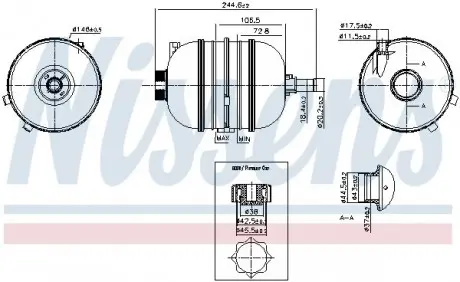Бачок розширювальний NISSENS 996126