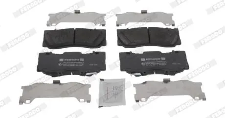 Колодки гальмівні дискові (комплект 4 шт) FERODO FDB5239