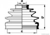 Пильовик ШРКШа Hyundai, Mazda, Mitsubishi (вир-во Jakoparts) J2868003