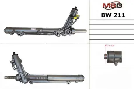 Рулевая рейка с ГУР новая BMW Х5 E-53 1999-2007 MSG BW211
