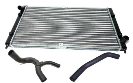 Радиатор охлаждения (трубчатый) с патрубками Chery Amulet/Karry KLM Aftermarket A15-1301110-A15-1303110-A15-1303210