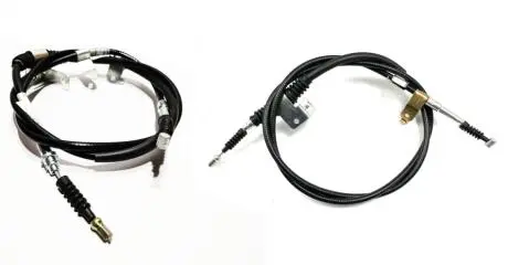 Трос ручного тормоза (комплект) Geely EC7/EC7RV KLM Aftermarket 1064001076-1064001077