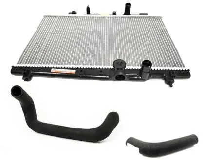 Радиатор охлаждения с патрубками Geely MK Cross KLM Aftermarket 1016003403-1016003339-1602200180