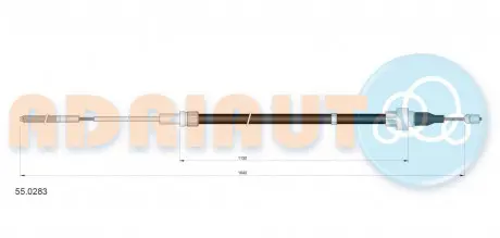 Трос зупиночних гальм ADRIAUTO 550283