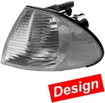 Указатель поворота передний левый BMW 3 (E46), 98-05, с лампой и патроном, 63136902769, 6902769 HELLA 2BA008404031