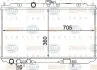 Радиатор охлаждения двигателя 694х360х18 NISSAN Primera 2.0 (QR20DE) 01-07, 21410AV600 HELLA 8MK376770671 (фото 1)