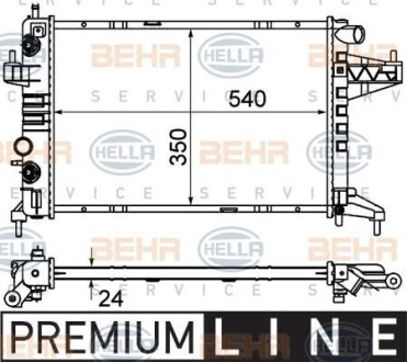 Теплообменник HELLA 8MK376714371