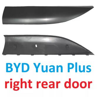 Накладка (юбка) правих задніх дверей (під фарбування) Yuan Plus / Atto 3 BYD SC2E5402862