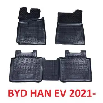 Килими салону резинові, 3 елементи (без килиму багажнику) для BYD Han EV GoodWay CFMBYDHANSETAG
