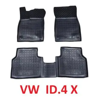Килими салону резинові, 3 елементи (без килиму багажнику) для VW iD.4X GoodWay CFMVWID4XSETAG