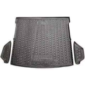 Килим багажнику резиновий (полка у верхньому положенні) VW ID4 Prime GoodWay RTMVWID4PRIMEUPAG