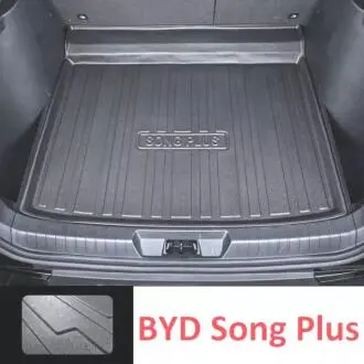 Килим багажнику, резино-пластик, з бортами, BYD Song Plus 2021- GoodWay RTMBYDSPLOW