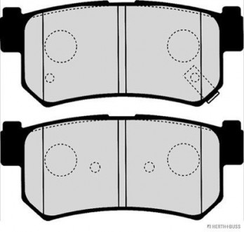 Колодки гальмівні дискові задні SSANGYONG JAKOPARTS J3610404