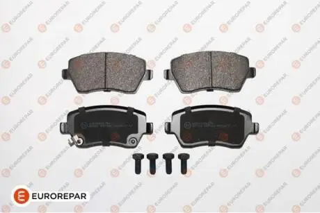 Фото 1 - колодки гальмівні дискові (комплект 4 шт) Eurorepar 1617272780 Колодки гальмівні дискові (комплект 4 шт) Eurorepar 1617272780 (фото 1)