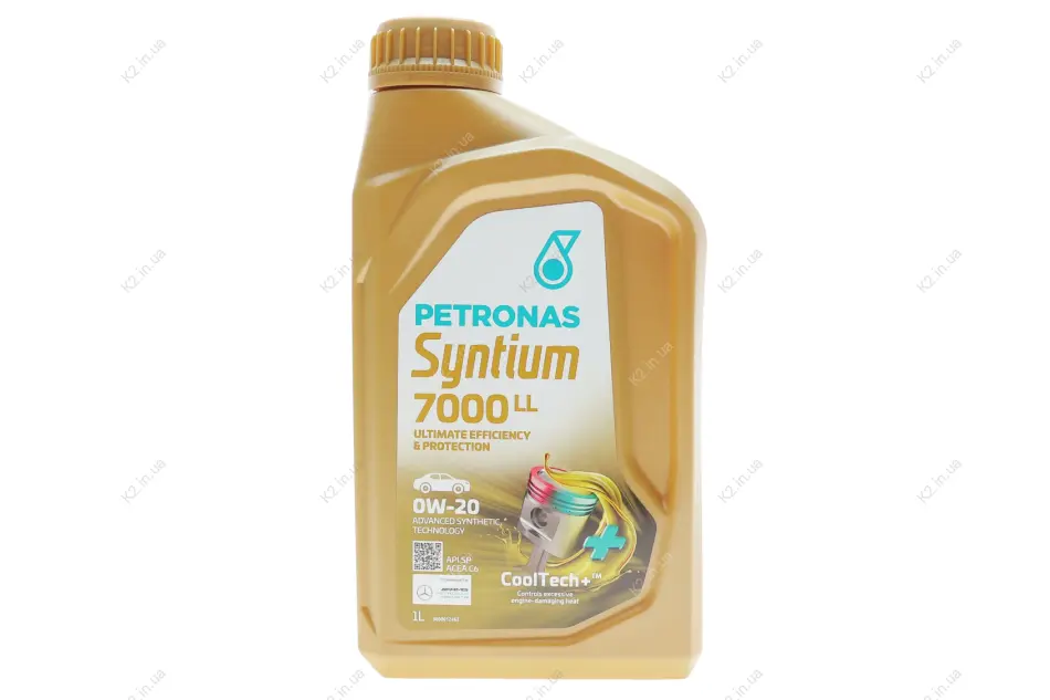 Олива моторна SYNTIUM 7000 LL 0W-20 SP (1L) Petronas 70719E18EU (фото 1)