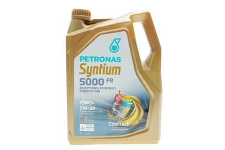 Олива моторна SYNTIUM 5000 FR 5W-20 SN (5L) Petronas 70265M12EU