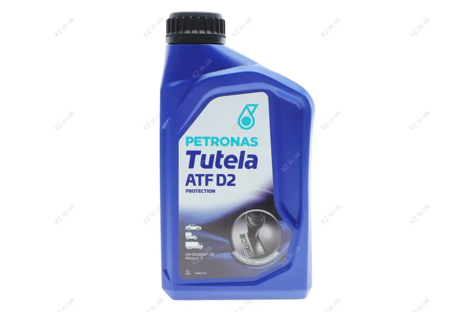 Олива трансмісійна TUTELA ATF D2 (1L) Petronas 76118E15EU (фото 1)