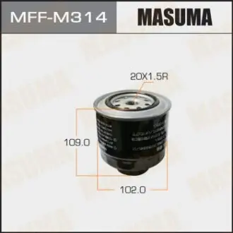 Фільтр паливний MITSUBISHI L200/KA4T, KB4T (05-) Masuma MFFM314