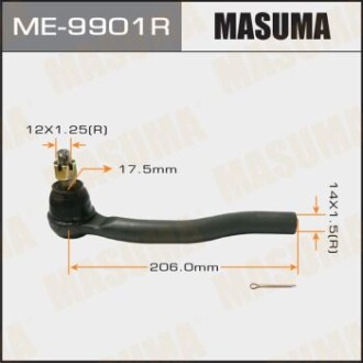 Наконечник рулевой прав MAZDA CX7, CX9 07- Masuma ME9901R