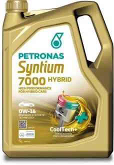 Олива моторна SYNTIUM 7000 HYBRID 0W-16 SP (5L) Petronas 70735M12EU (фото 1)