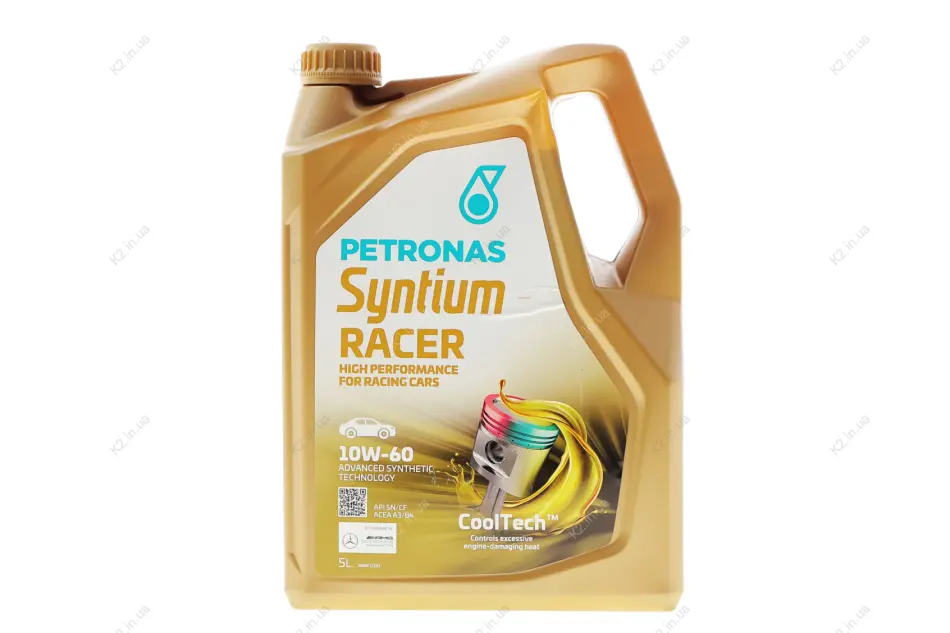 Олива моторна SYNTIUM RACER 10W-60 SL (4L) Petronas 70000M12EU (фото 1)