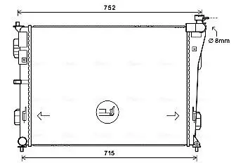 Теплообменник AVA COOLING HY2379