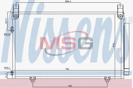 Конденсатор NISSENS 940566